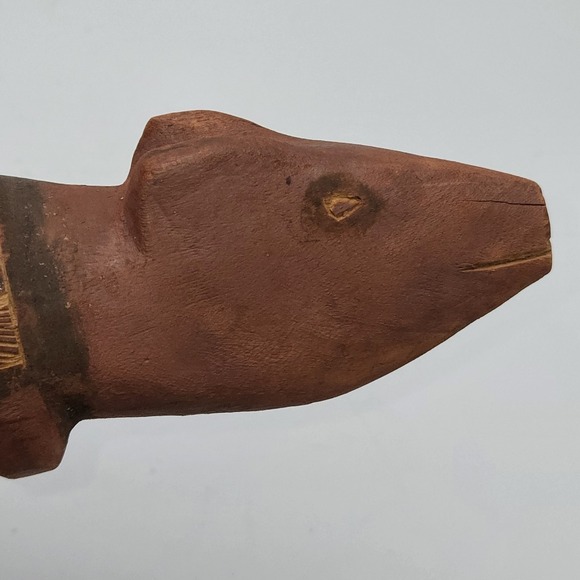 Other - Australia Aboriginal Possum Totem Carved Painted Wood Animal Arnhem Land 13.25"